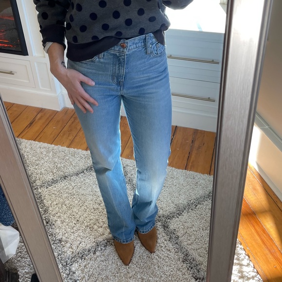 J.Crew Point Sur palisades flare jean in Indigo Ocean wash. - Picture 6 of 14